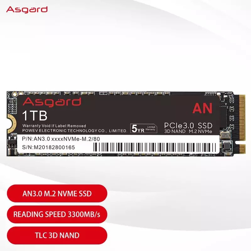 Ssd asgard nvme m2 512gb e 1tb pc desktop notebook laptop shopee brasil