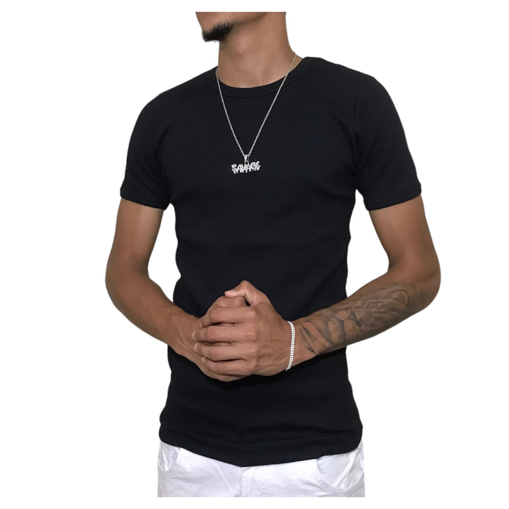 Camiseta Masculina Slim Fit Camisa Justa Ao Corpo Cores