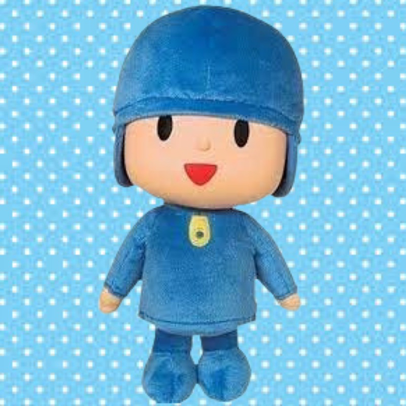 POCOYO DE PELUCIA TAMANHO 30CM DESENHO INFANTIL ENVIO IMEDIATO ADORADO PELAS CRIAN AS