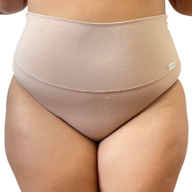 Kit 5 Calcinhas Cinta Modeladora Plus Size Cintura Alta Conforto Revenda