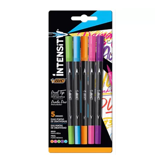 Caneta Hidrográfica BIC Intensity Brush Pen Dual Tip
