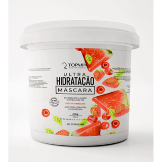 Máscara Hidratante Frutas Vermelhas Lavatório 3.5 Topmix Profissional