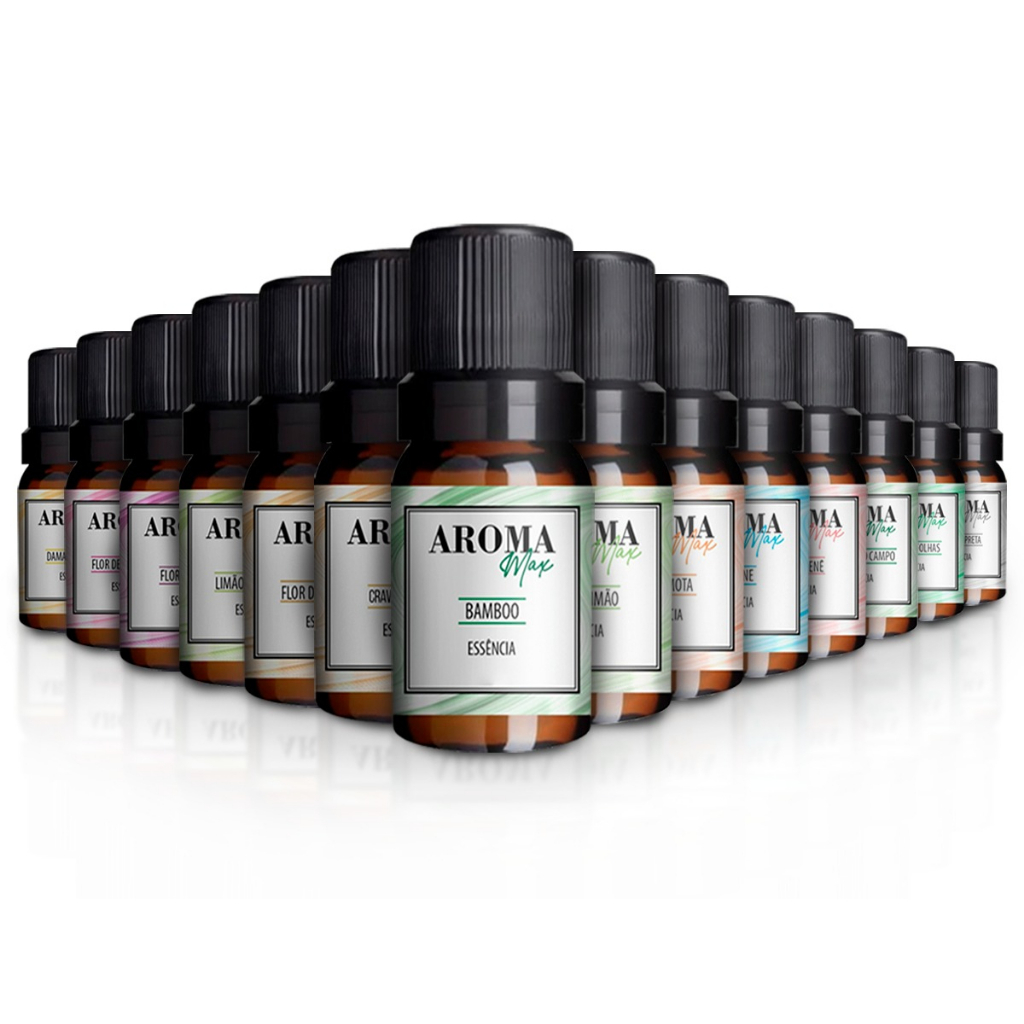 Essência Pura Super Concentrada 10ml para Umidificador Aromatizador Difusor Elétrico Ambientes e Sabonetes Diversos Aromas Premium