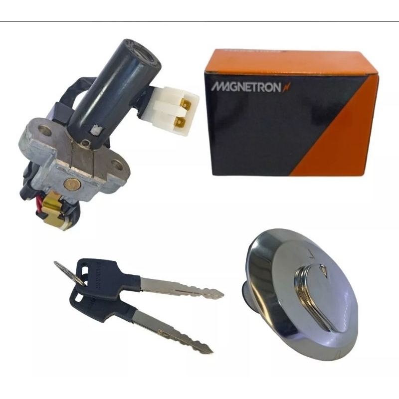 kit Chave Ignição tampa tanque Cg150 titan Fan 150 2011 A 2012 2013 (2 Peças)