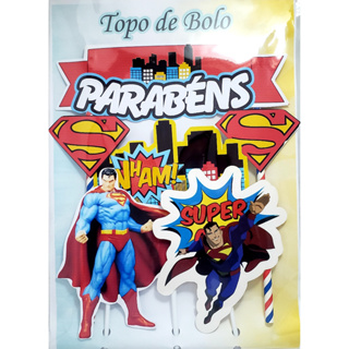 Topo de Bolo SuperMan / Super Homem – Bear's Fun