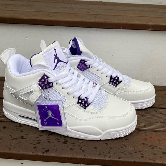 Jordan 4 hot sale roxo