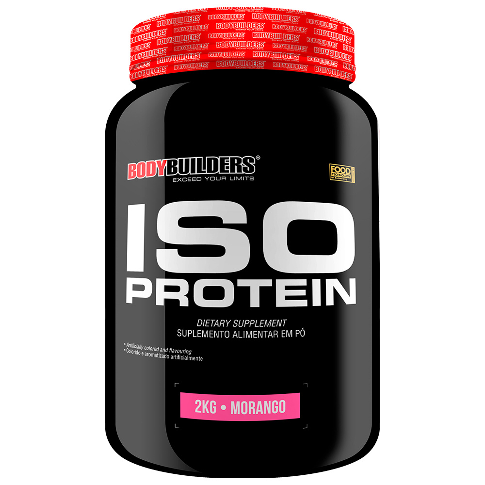 Suplemento de Proteína Isolada Iso Protein 2kg – Recuperação Muscular – BODYBUILDERS