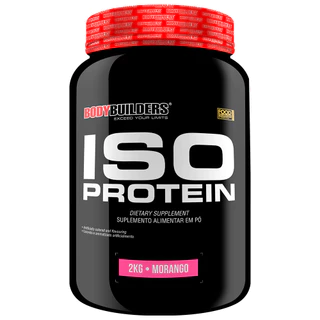 Suplemento de Proteína Isolada Iso Protein 2kg Que Auxilia na Recuperação Muscular Bodybuilders