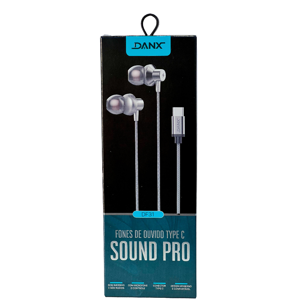 Fone de Ouvido Tipo C Sound Pro