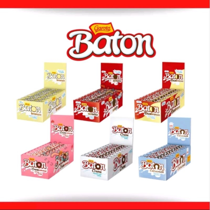 Chocolate Batom Garoto C/30 uni Shopee Brasil