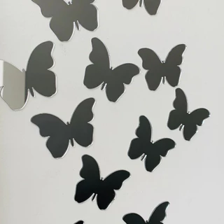 Espelho Decorativo Borboletas 20 peças 6cm