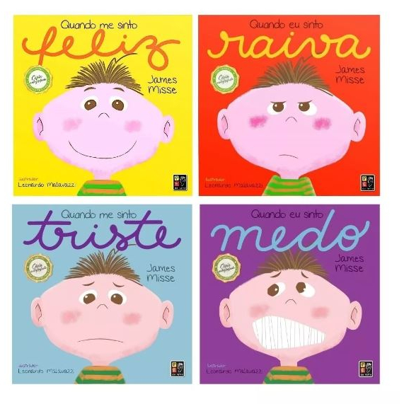 Livro Infantil Sentimentos e Emoções Capa Dura | Shopee Brasil