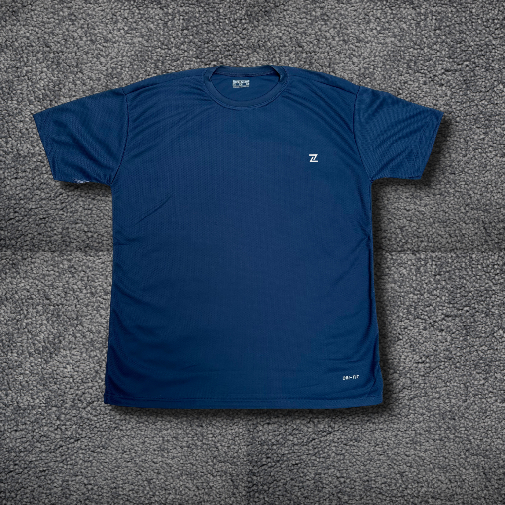 Camiseta Dry Fit Masculina Logo Z Lisa -Casual Treino Academia
