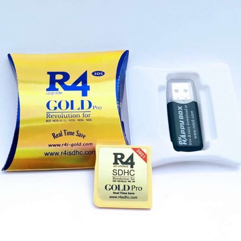 Cartucho R4 Gold Pro Flashcard + 32Gb + Nds + Emuladores Compatível ...