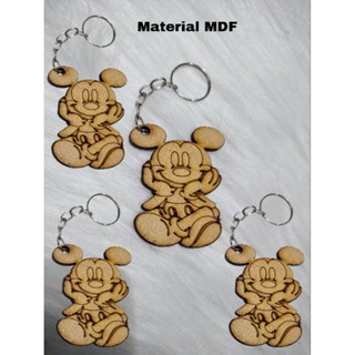 60 UNIDADES chaveiro MDF Mickey completo pronto para uso