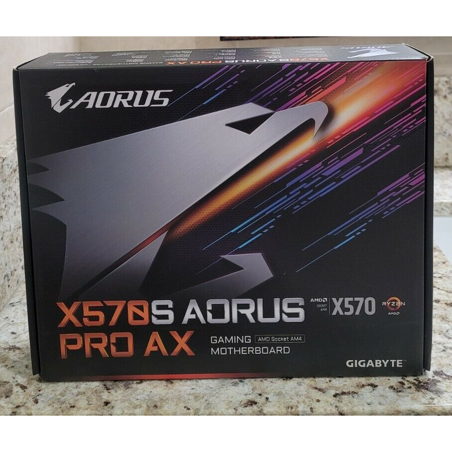 NEW GIGABYTE X570S AORUS PRO AX (Triple M.2 PCIe 4.0) AMD AM4 ATX