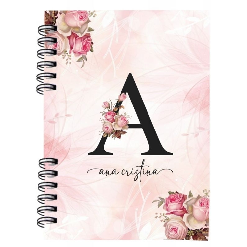 Agenda Agendamento Letra Alfabeto Com Nome | Shopee Brasil