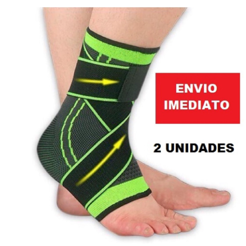 Kit Par Com 2 Tornozeleira Ortopédicas Compressão Estabilizadora Alívio De Dor Corrida Futebol Crossfit Volei Basquete Esportes
