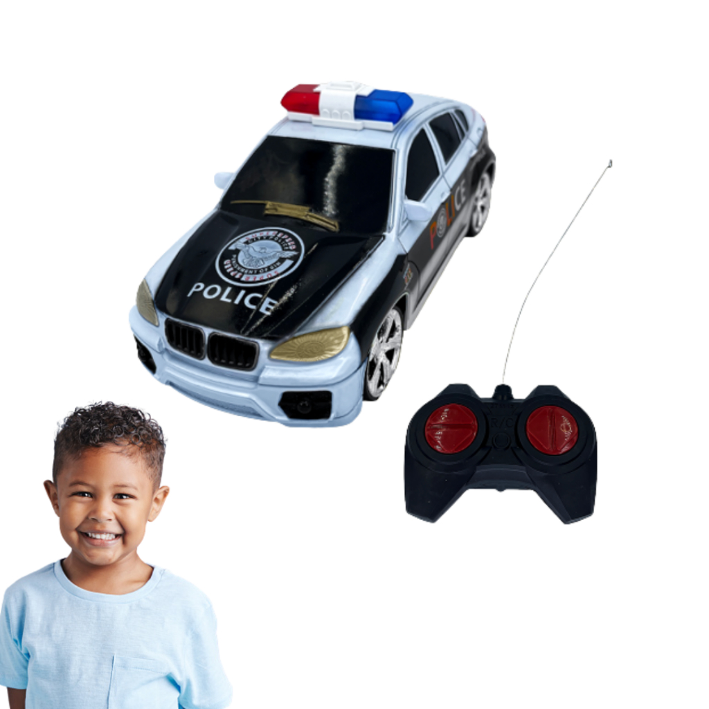 Brinquedo Infantil Carrinho Controle Remoto Super Policia no Shoptime