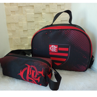 Kit lancheira térmica e estojo infantil Volta as aulas