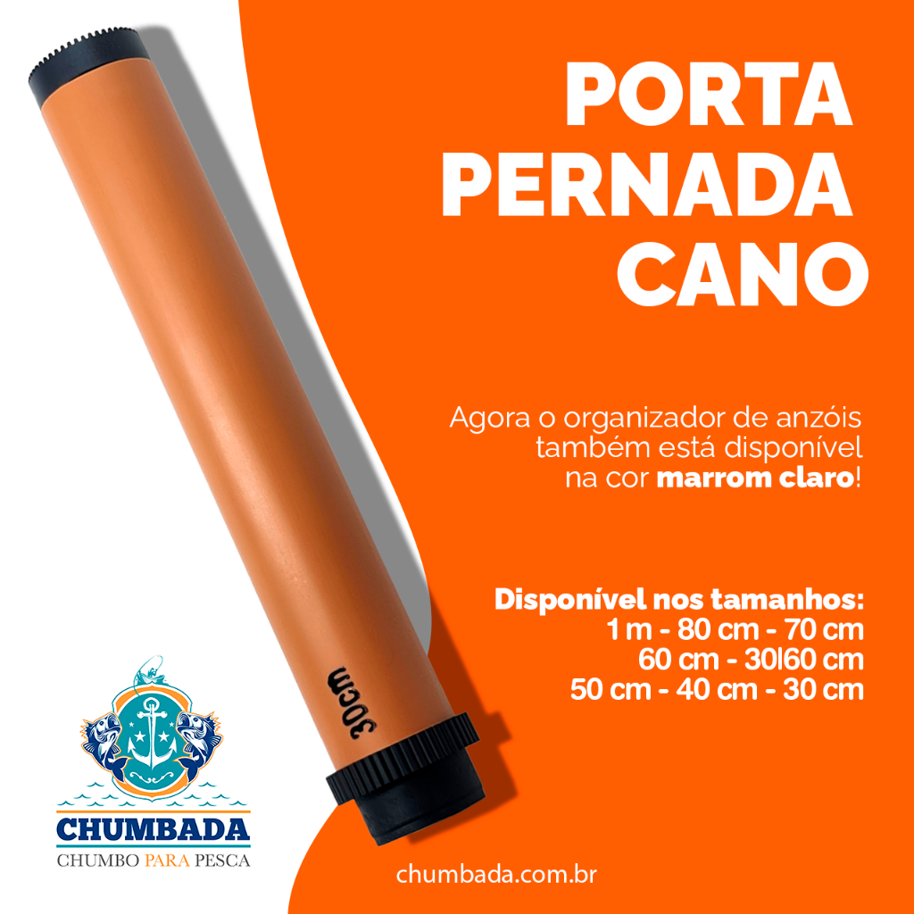 PORTA PERNADA CANO - PROFISSIONAL 30cm - ORGANIZA SUA PESCARIA ...