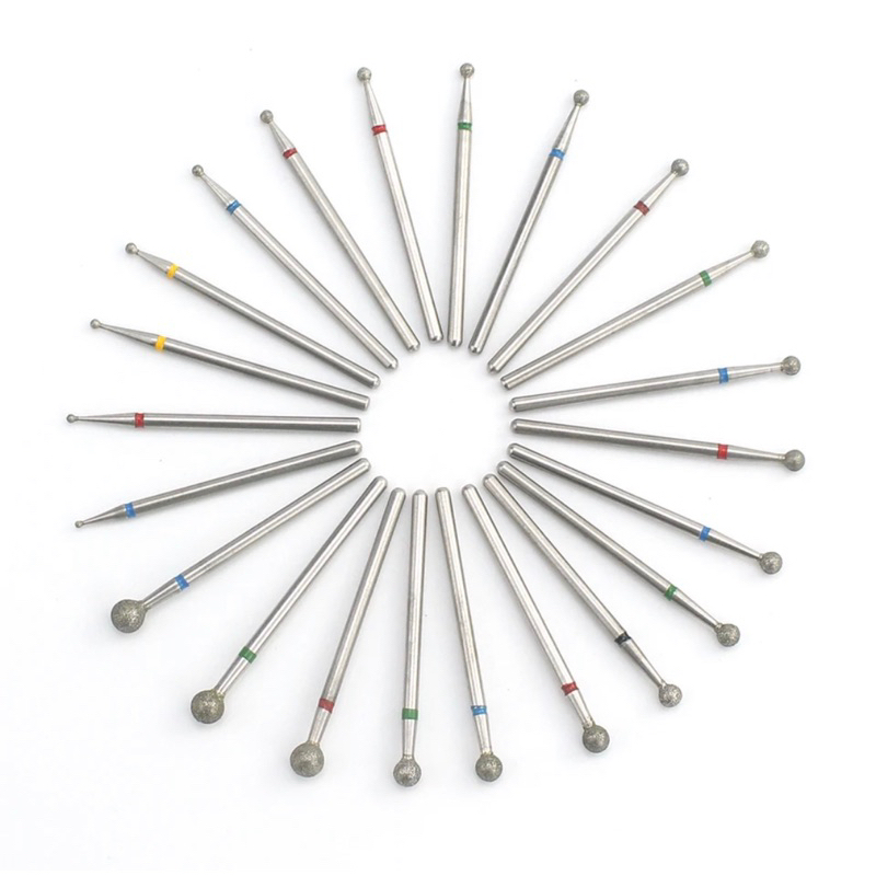 Broca Diamantada bolinha para Lixadeira Elétrica Cutilagem Russa nail podologia