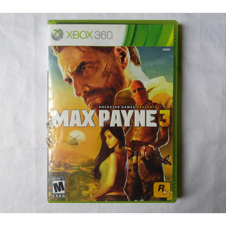 MAX PAYNE 3 XBOX 360 MIDIA FISICA