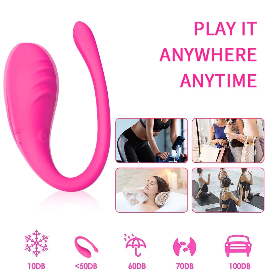 Vibrador Bluetooth Control en el Celular 9 modos de vibración CS-LARGO VIBRADOR DE HILO CON 9 VIBRACIONES