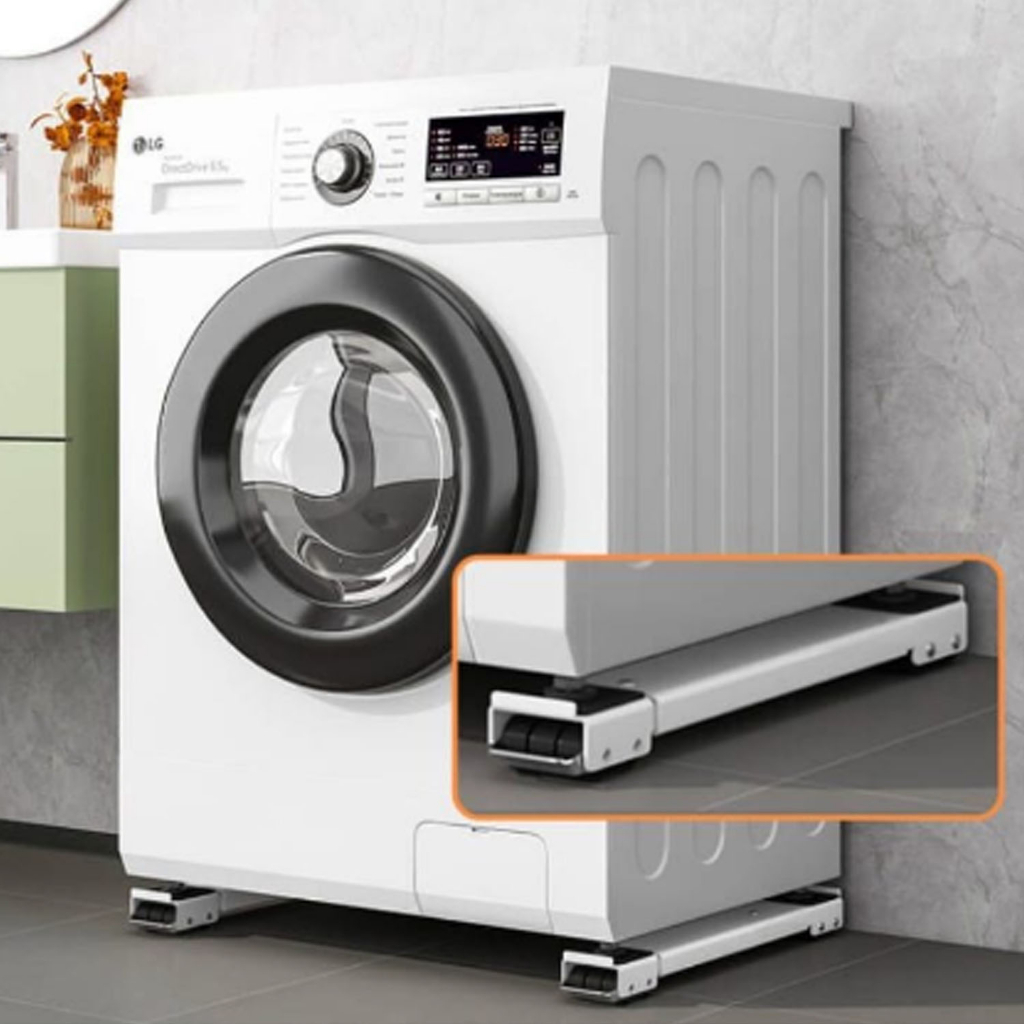 Suporte Universal Ajustável Para Máquina De Lavar Geladeira Móveis Base