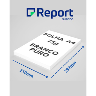 Folha A4 - 2 Resma - 1000 Unidades