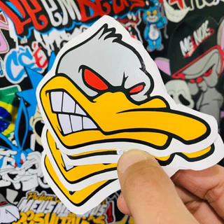 ADESIVO ORIGINAL PATO GRS / Pato escapamentos / adesivo de moto / guidon / carenagem