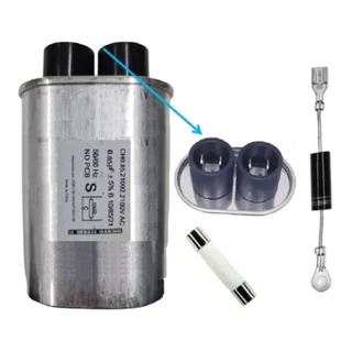 Kit Reparo Microondas Capacitor 0,85uf + Diodo + Fusivel