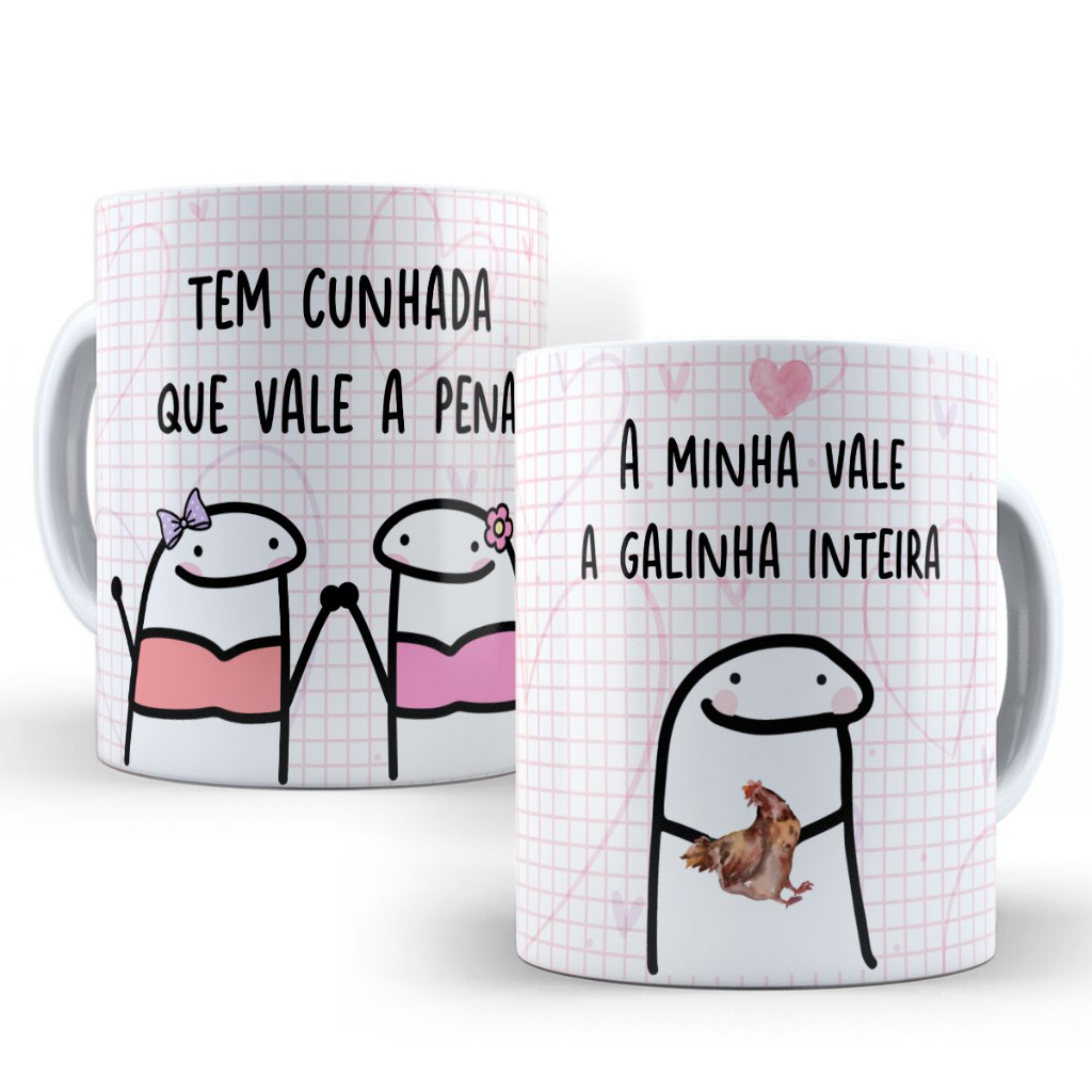 Caneca Cunhada - Personalizada Cu nhada Presente Fámilia Flork Engraçada  Divertida Xícara de Porcelana 325ml 1219 | Shopee Brasil