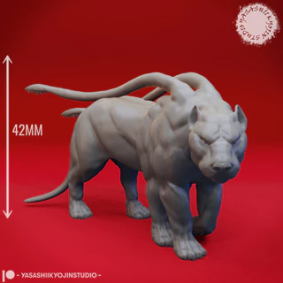 Pantera Deslocadora, Displacer Beast | Miniatura de RPG