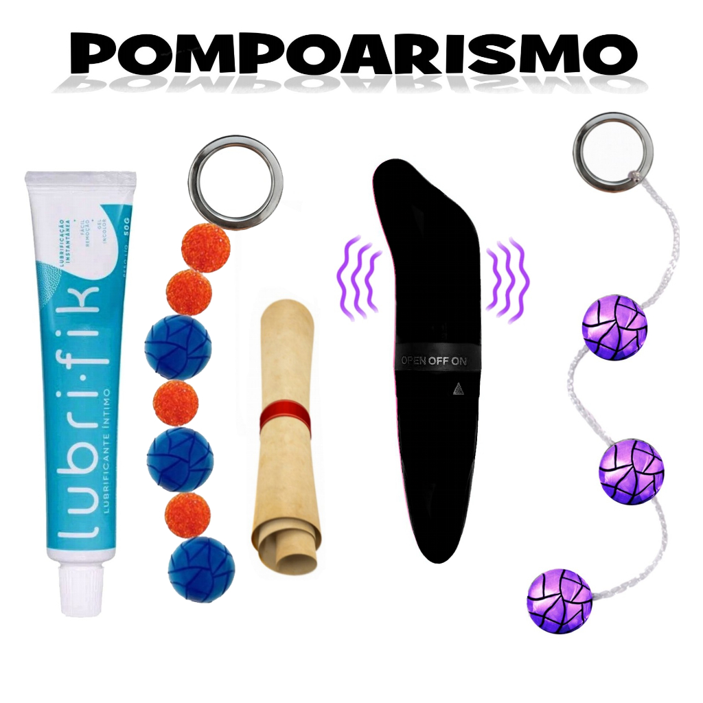 Kit Especial Sex Shop Pompoarismo Pompoar Vibrador Bolinhas Tailandesas Lubrificante 6694