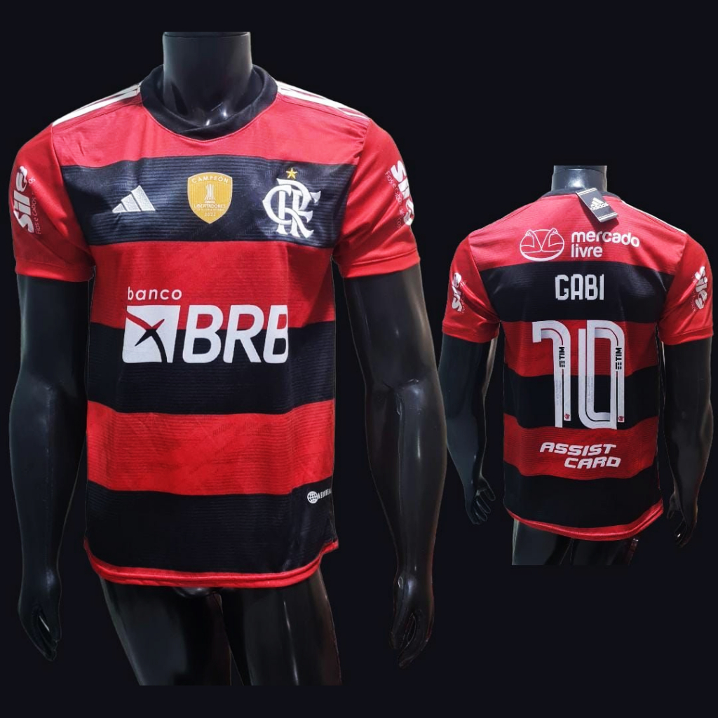 Camisa do Flamengo Nova 2023 Rubronegra Tradicional | Shopee Brasil