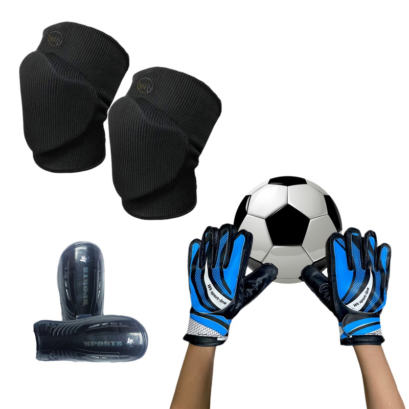 Kit Goleiro Infantil Joelheira Premium Caneleira E Luva Futebol Futsal Goleiro Shopee Brasil