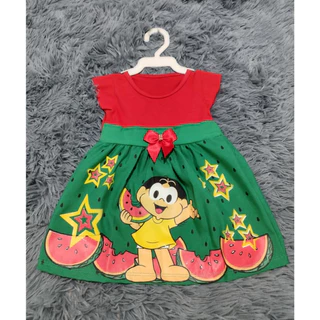 Vestido para bebê infantil menina