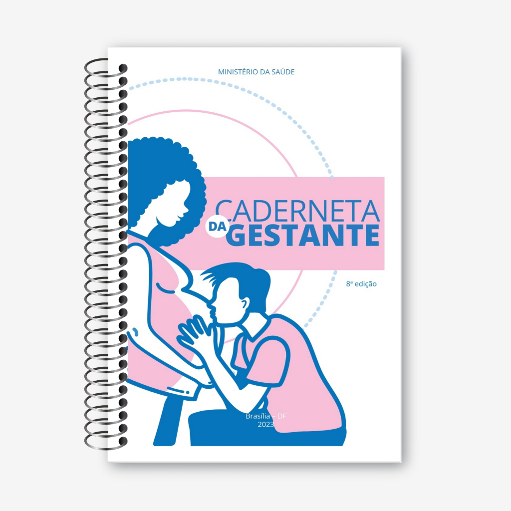 Caderneta da Gestante Versão 2023 miolo Clean | Shopee Brasil