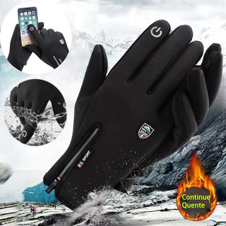 Em Estoque Luva motoqueiro inverno Frio Touch Screen Impermeável frio e Chuva Luvas Motociclista Cano longo Adequado Para Moto ,Bicicleta Esportes Ao Ar Livre
