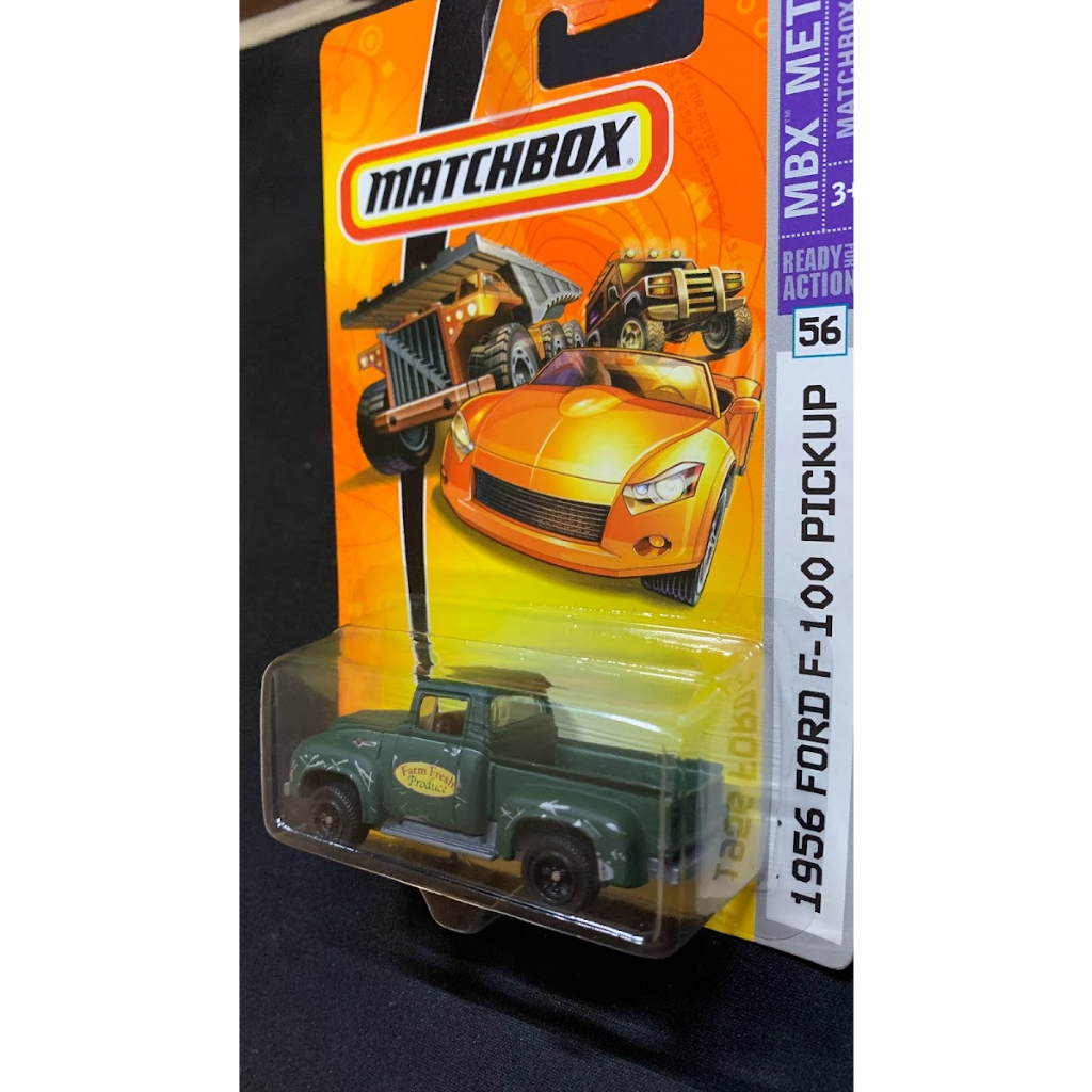 Matchbox 1956 Ford F-100 Pickup MBX Metal | Shopee Brasil