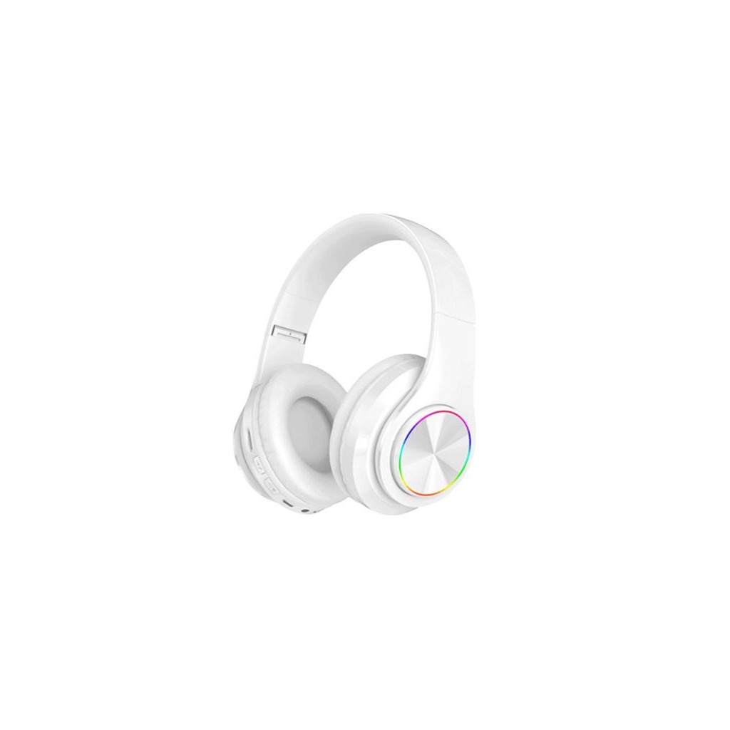 Fone de ouvido headphone bluetooth 5.0 s/fio com redução de ruído c/luz ...