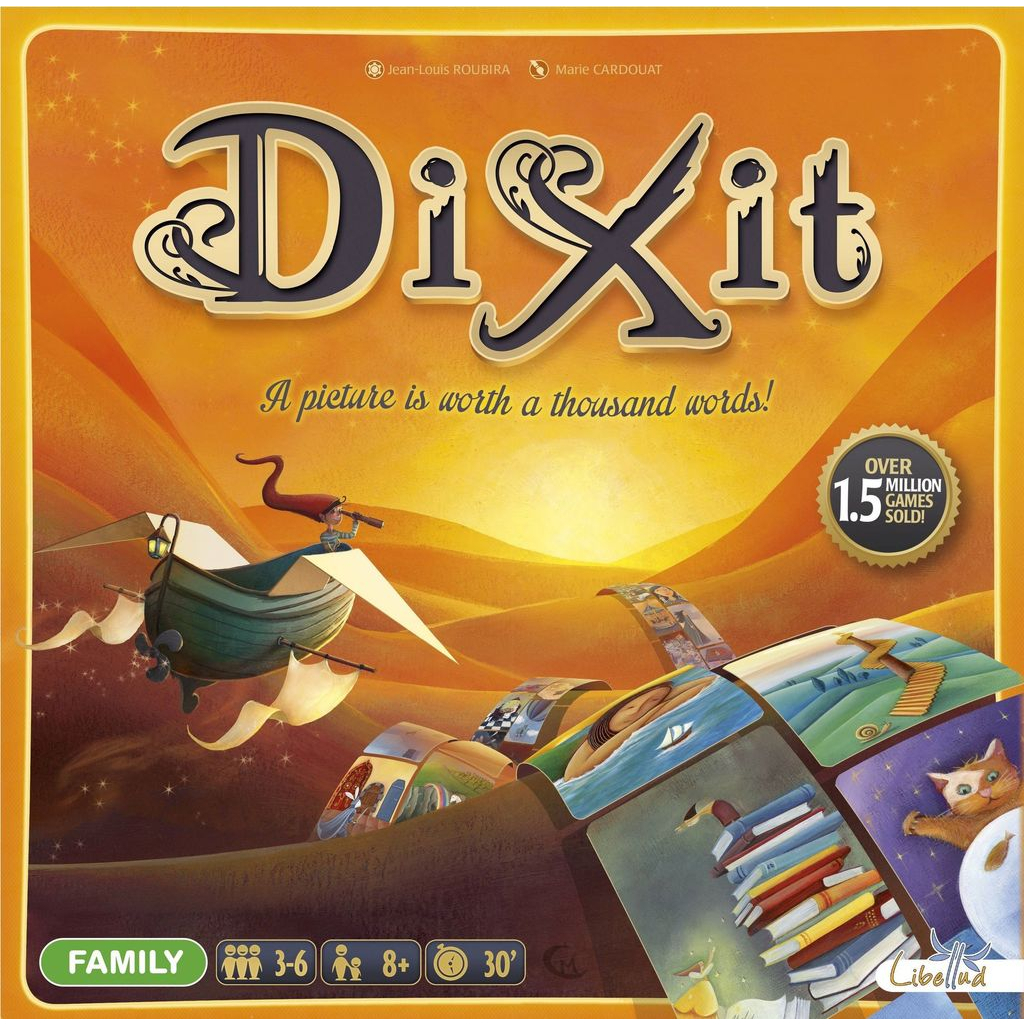 Dixit + Expansões Boargame Impresso Tamanho Americano