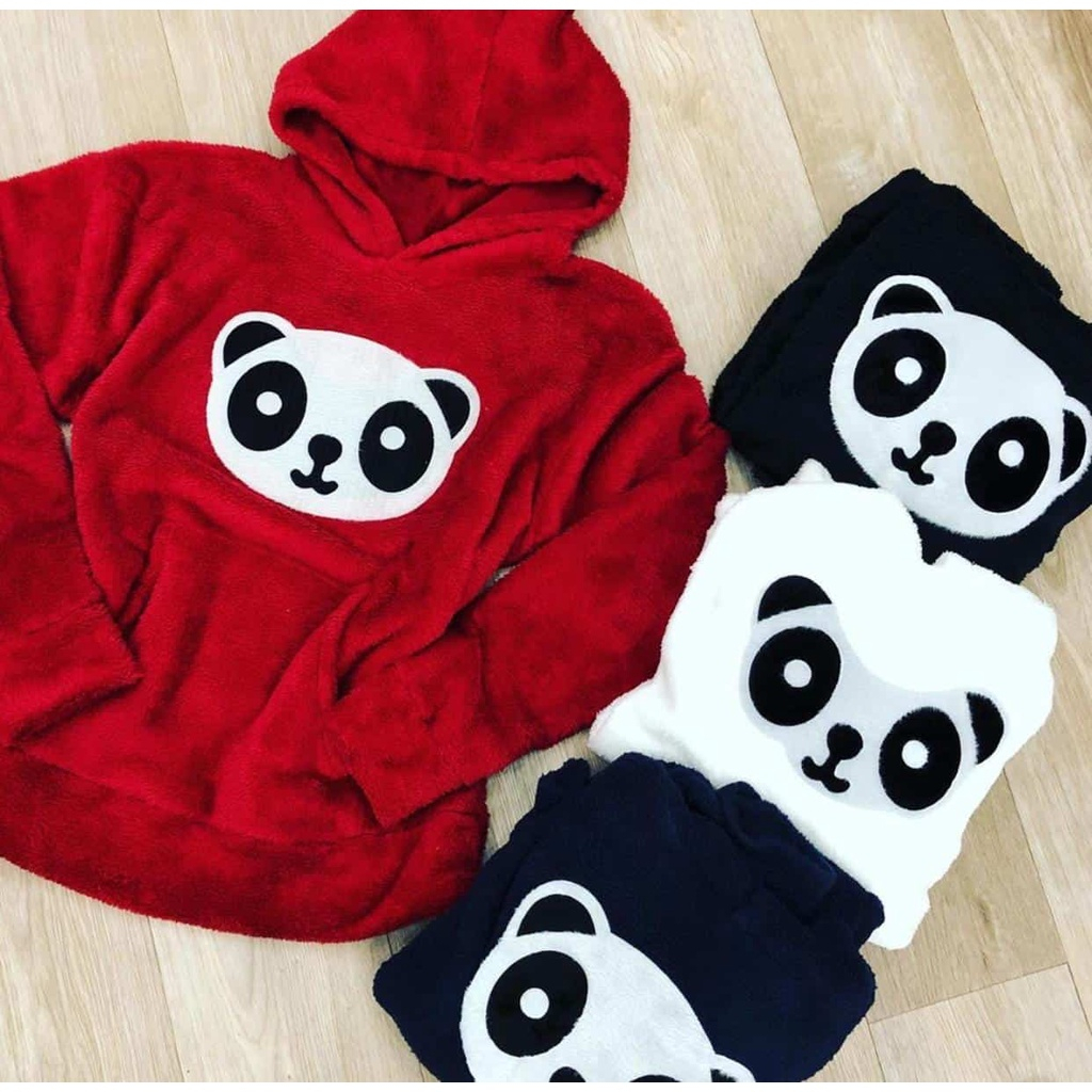 Moletom de panda com capuz store de orelhas