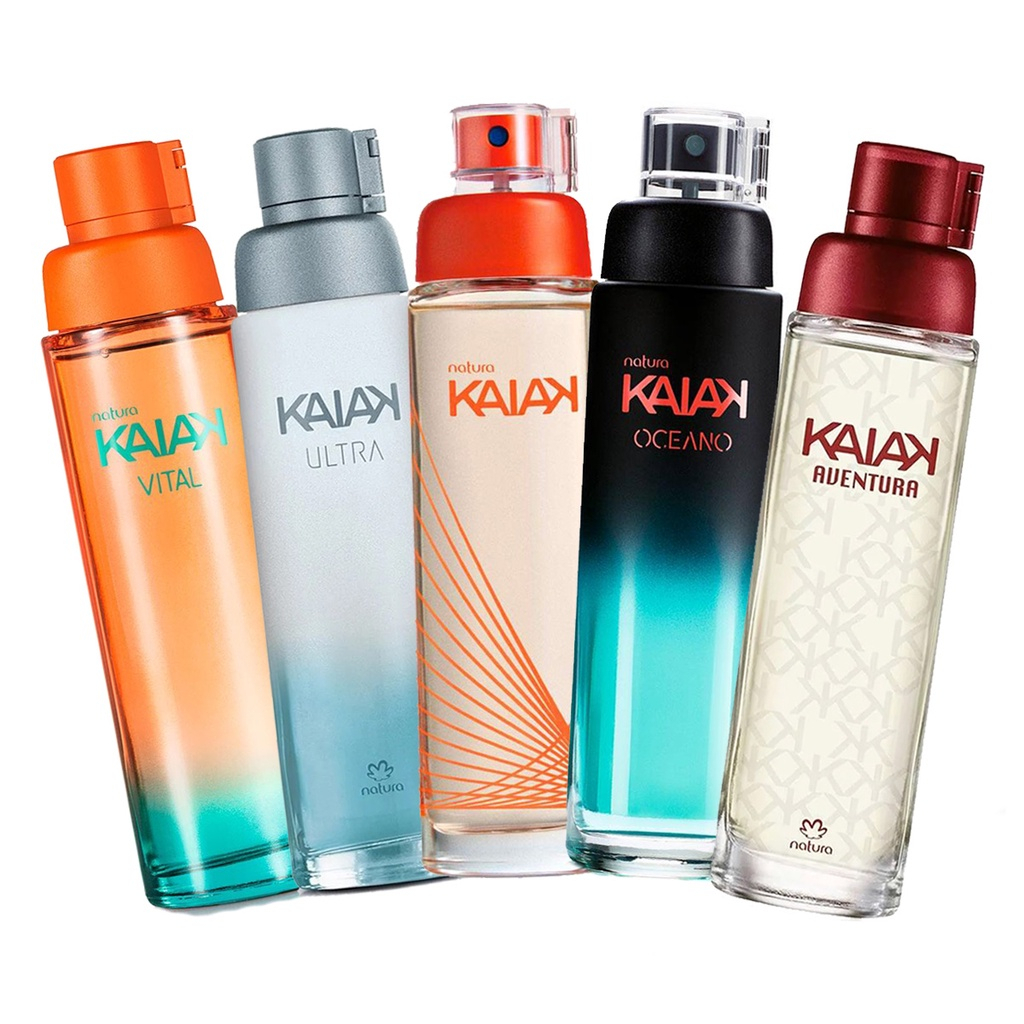 Perfume Kaiak feminino Ultra /Clássico / Vital / Aventura ou Oceano ...