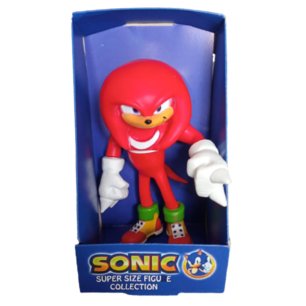Boneco Sonic Vermelho Knuckles 16cm Clássico Mini Action Figure ...