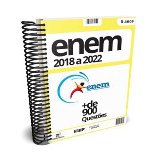 Apostila Enem 2018 A 2022 + Rascunho Para Redação + Gabarito