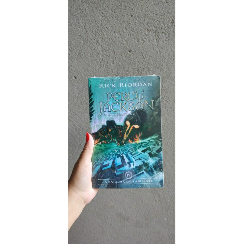 Livro: Percy Jackson E A Batalha Do Labirinto (novo) | Shopee Brasil