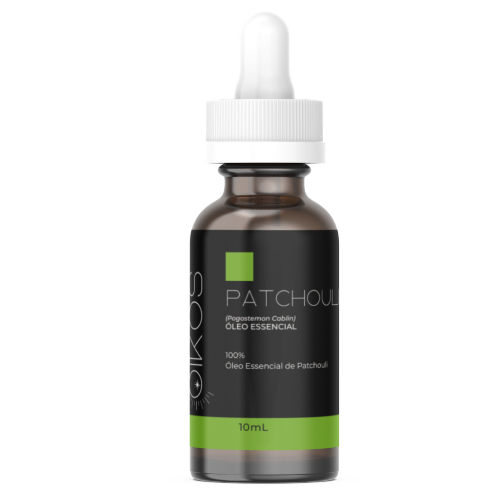 Óleo Essencial Patchouli 100% Puro Aromaterapia Difusor Elétrico Aromatizador Essência - OIKOS