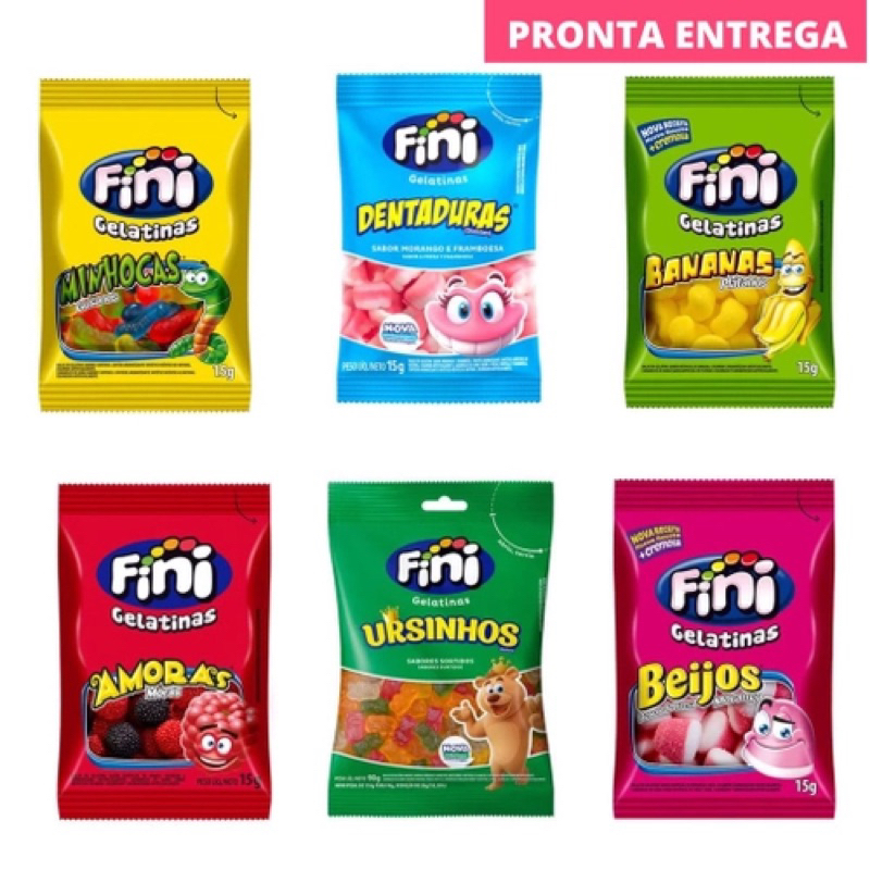 Balas Fini Gelatina 15g Shopee Brasil 1048